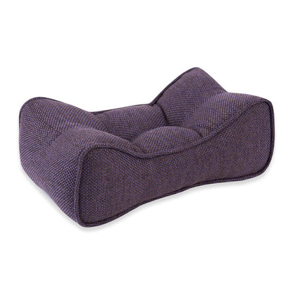 Lumbar Support Cushion Pillow,Office Chair Back Pillow High Elastic Backrest Waist Cushion,for Lower Back Pain Relief-Ergonomic Lumbar Support Cushion,Washable,Linen pillow case ( Color : Black )