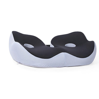 Seat Cushion, Socket Seat Cushion for Sit Bone and Back Pain Relief, Butt, Tailbone, Hip, Hamstring, Posture Support - Memory Foam Comfort Ischial Tuberosity Pillow (Color : Blue)