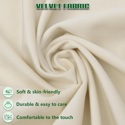 LUXUCURE Custom Window & Bench Seat Cushion Large Floor Cushions - Velvet Fabric Tufted Meditation Cushions, Indoor Sofa Seat Chair Booster Cushion Pad for in Living Room Balcony Office