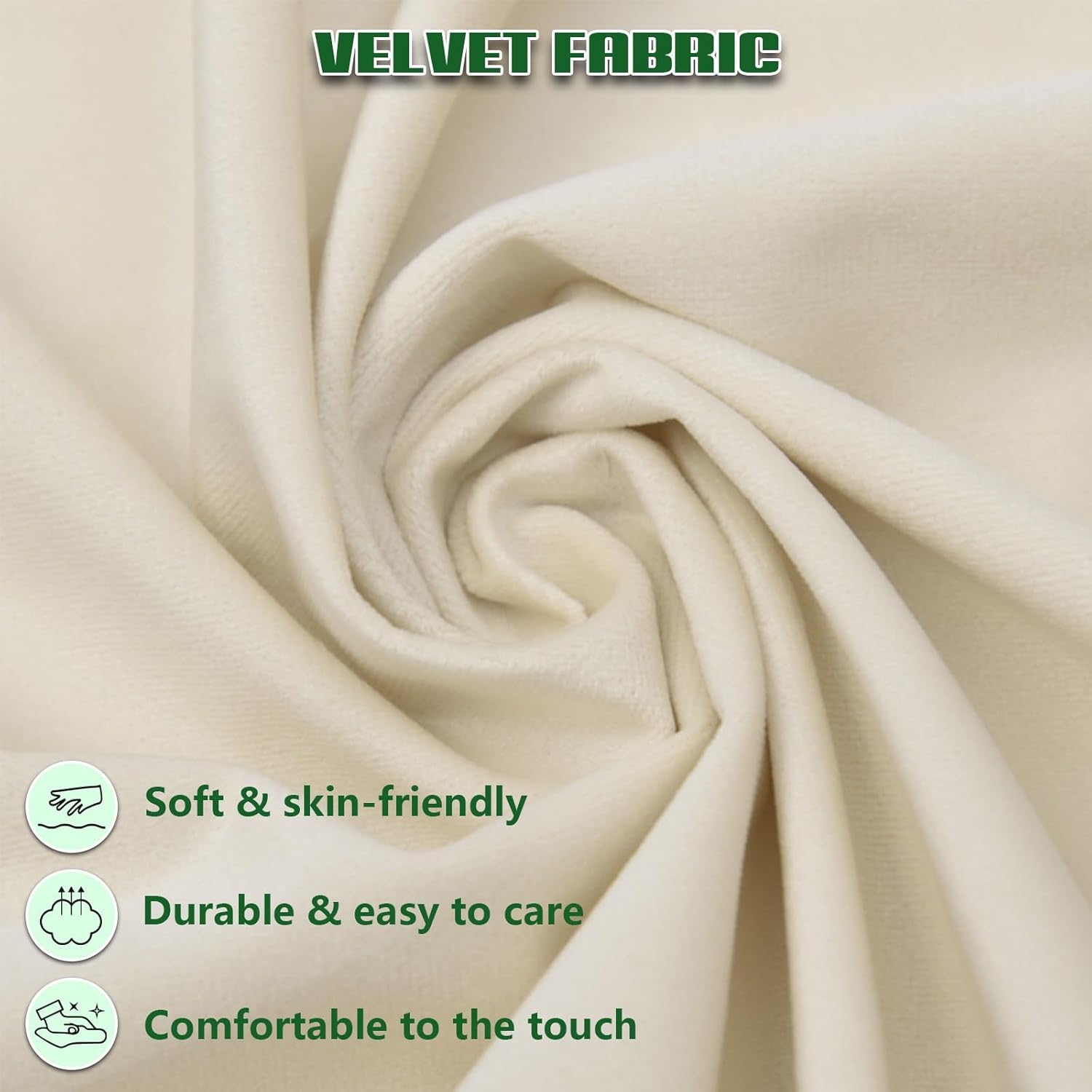 LUXUCURE Custom Window Seat & Bench Cushion Large Floor Cushions - Velvet Fabric Tufted Meditation Cushions, Indoor Sofa Seat Chair Booster Cushion Pad for in Living Room Balcony Office