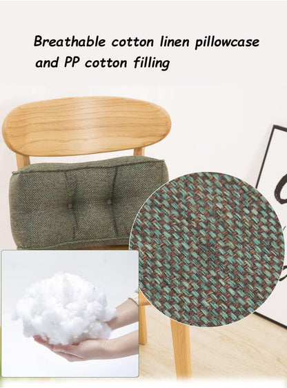 Lumbar Support Cushion Pillow,Office Chair Back Pillow High Elastic Backrest Waist Cushion,for Lower Back Pain Relief-Ergonomic Lumbar Support Cushion,Washable,Linen pillow case ( Color : Black )