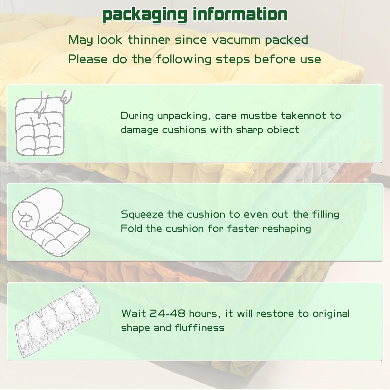 LUXUCURE Custom Window Seat & Bench Cushion Large Floor Cushions - Velvet Fabric Tufted Meditation Cushions, Indoor Sofa Seat Chair Booster Cushion Pad for in Living Room Balcony Office